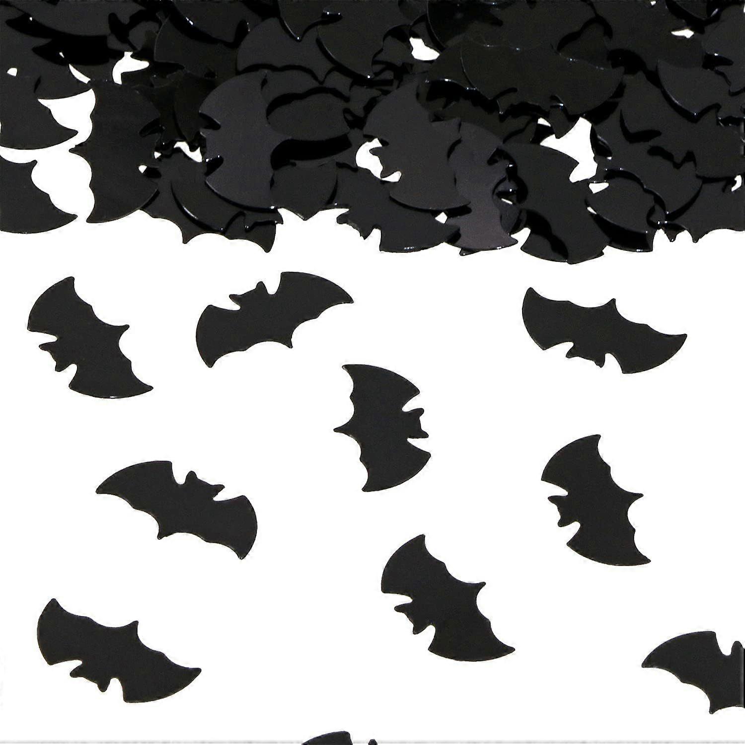 New ModelsBlack Bat Confetti for Halloween Party - 15g Pack, Perfect for Table Decor & DIY Projects