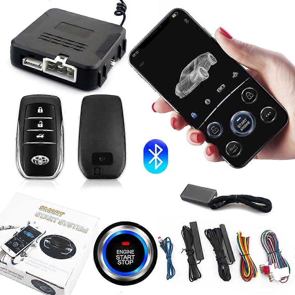 Alarm Car Key Systems Key blade Remote Control PKE Start Stop less ...