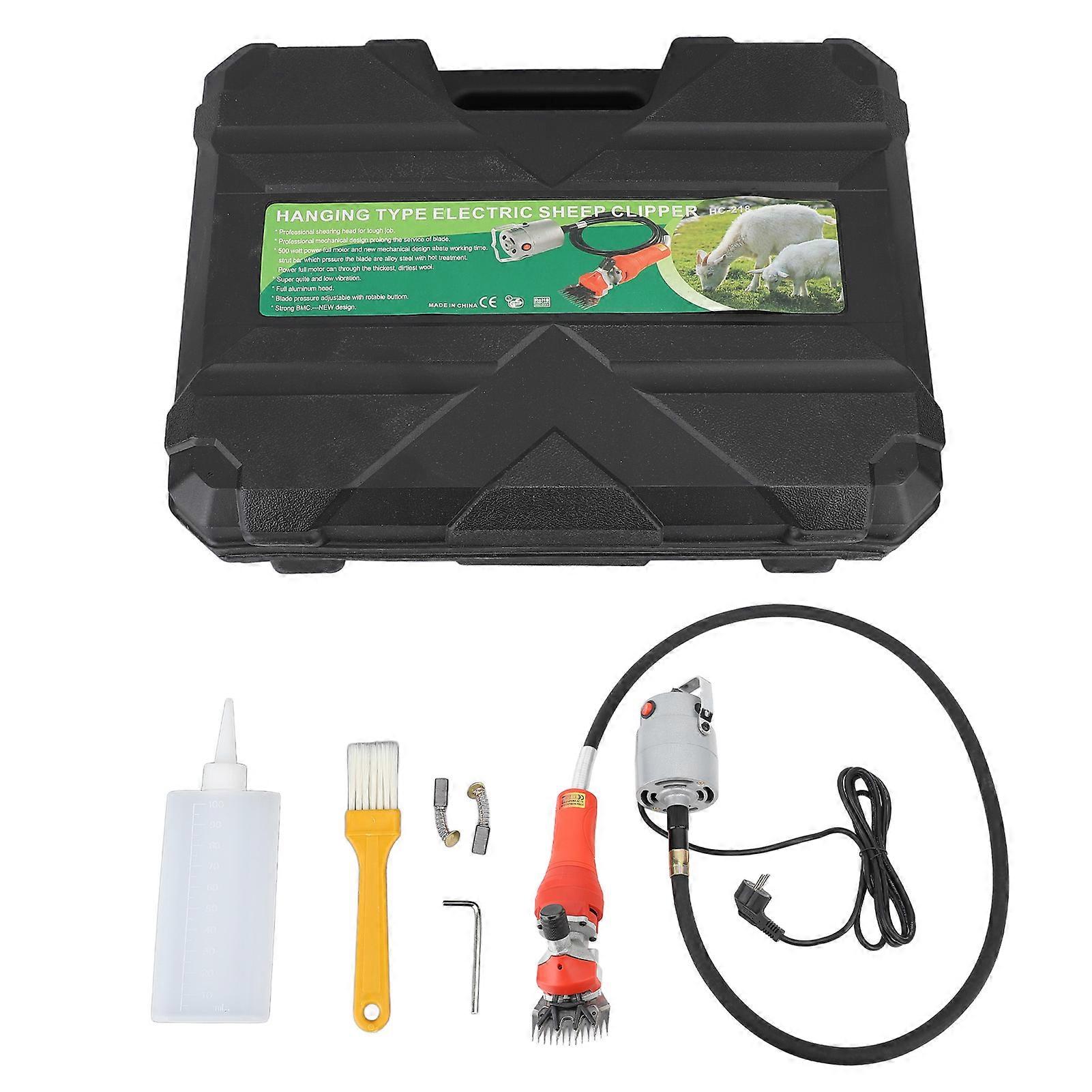 Electric Sheep Shears 450W 2800RPM Efficient Quiet Operation Animal Grooming Clippers for Sheep Goats Cattle EU Plug 220V NO.6283