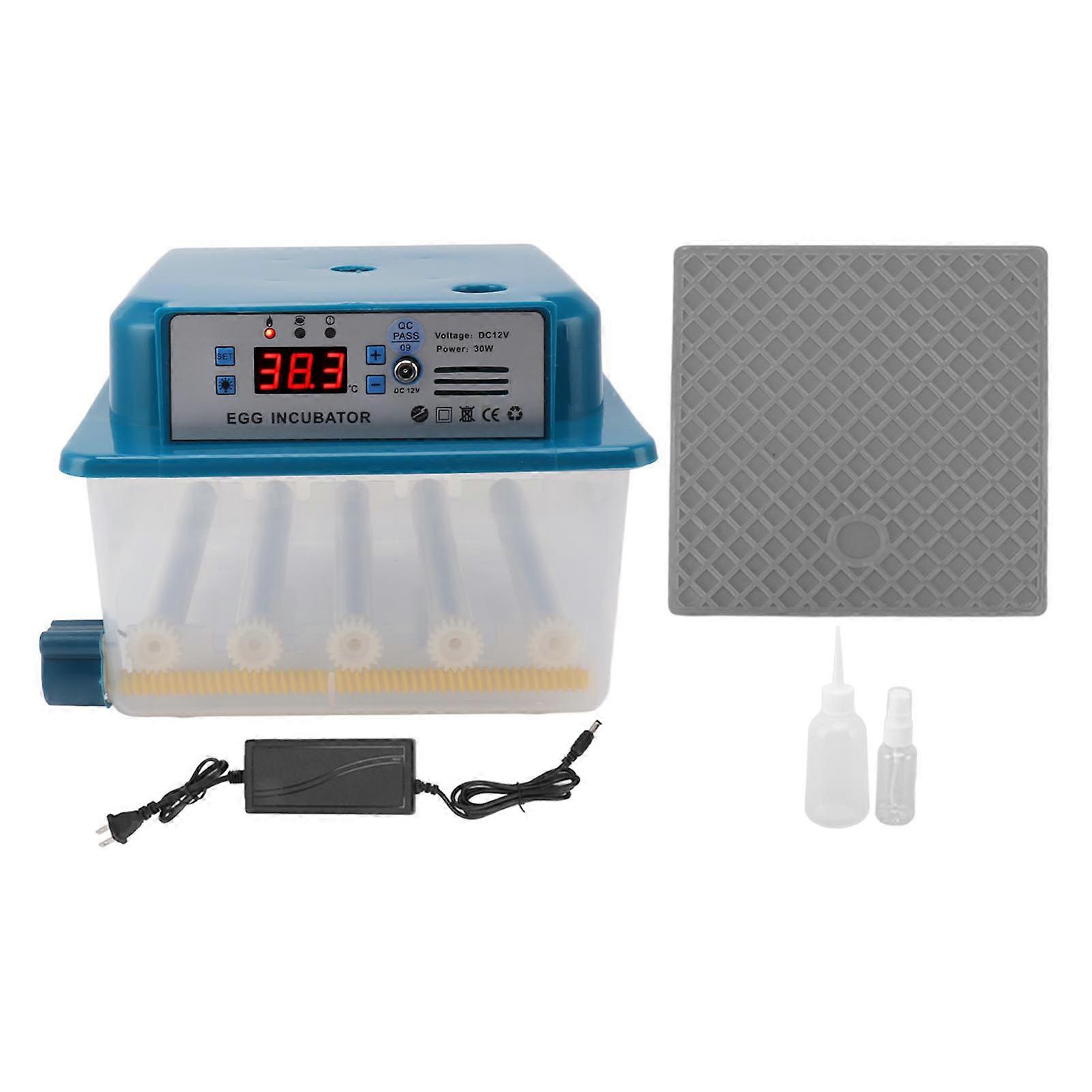 Eggs Incubators Automatic Intelligent Thermostat Poultry Hatching Machine for Chicken Duck Goose Bird Fish Lizard Eggs US Plug 100240V