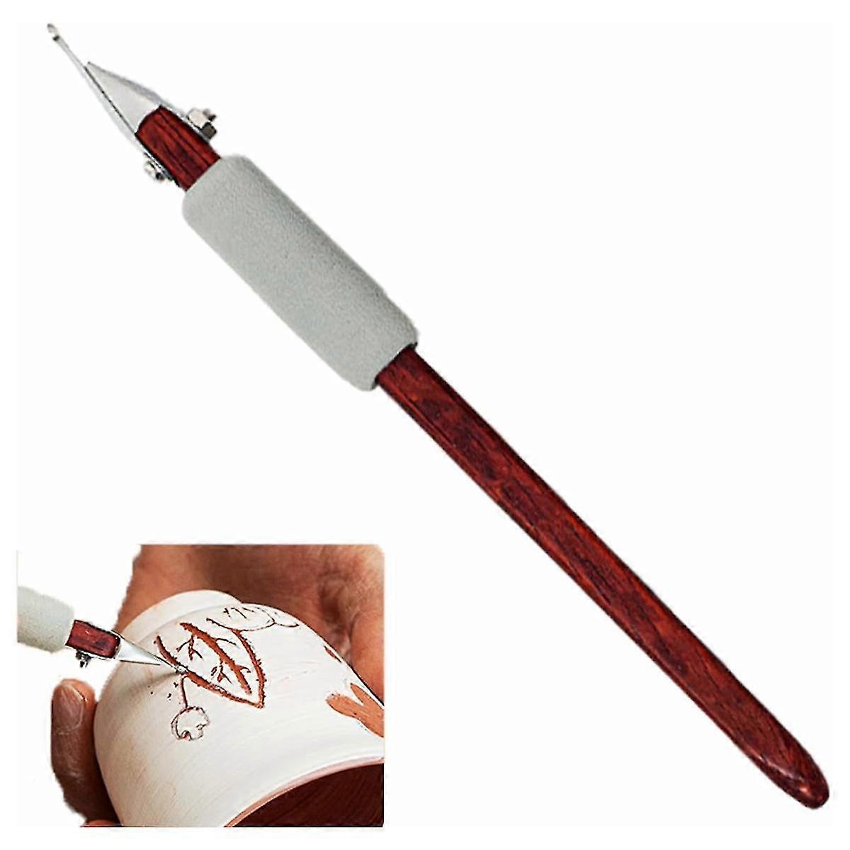 Clay Pottery Sculpting Tools Set Pottery Clay Sculpture Caving Scraper Craft Modelling Tools Gray