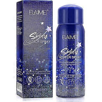 60ml Glitter Spray, Body Shiny Glitter Spray For Skin, Face, Hair And Clothing, Nightclub Party Glitter Spray