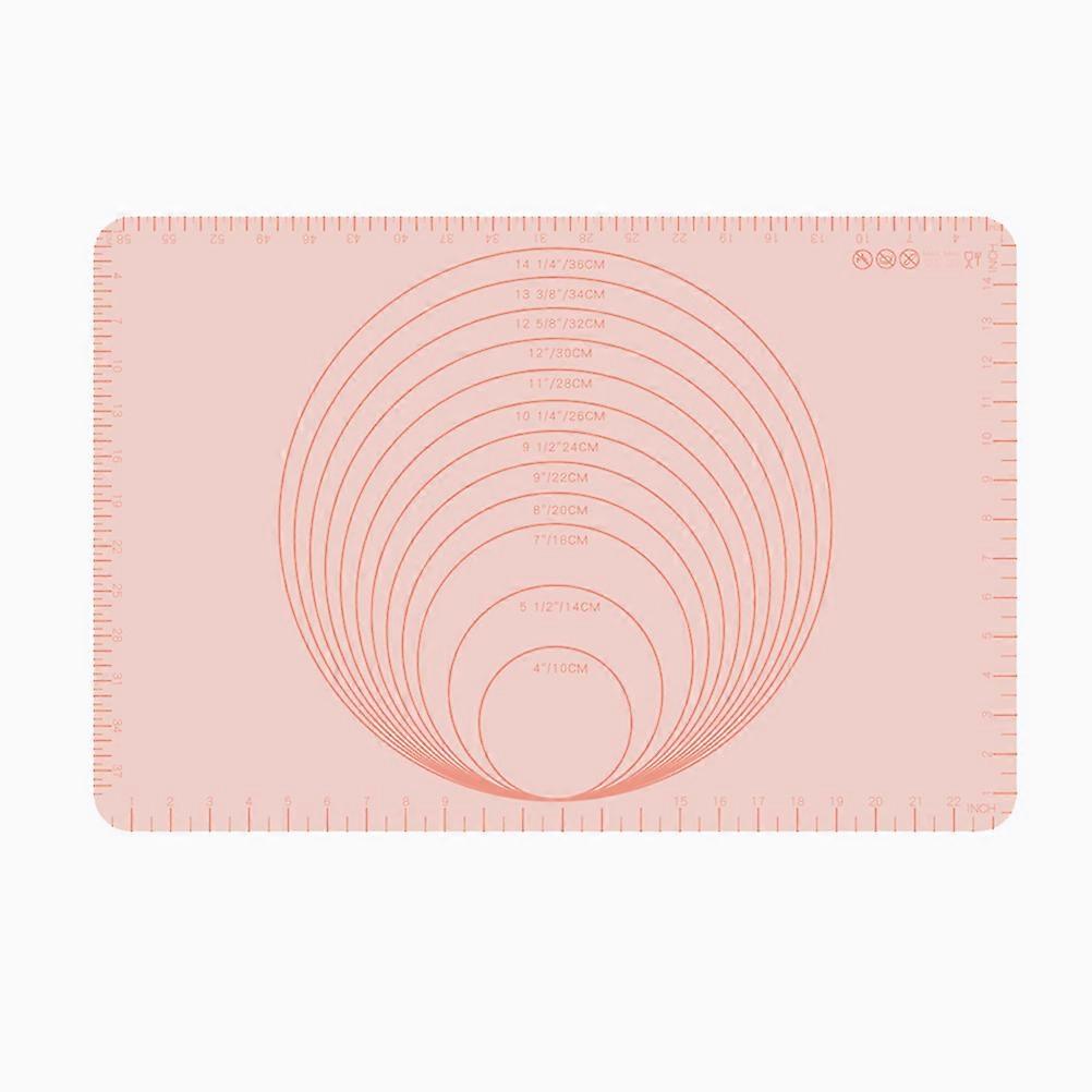 Silicone Baking Mat Dough Rolling Pad with Scale Kneading Dough Mat Table Non Stick Dough Mat