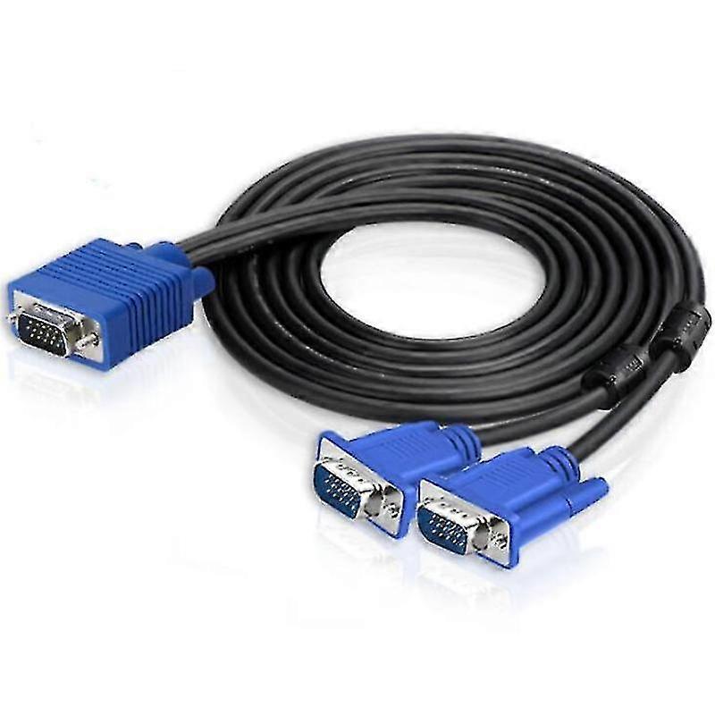 Barsinfi 1 In 2 Out Split Screen Vga Cable