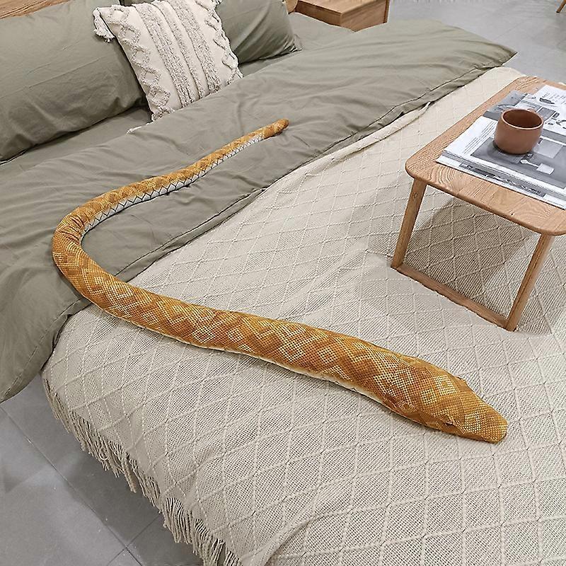 Fsw Cute Toy Simulated Python Snake Plush Toy Giant Boa Long Stuffed Snake Plushie Pillow Hallowmas Gift Home Decoration