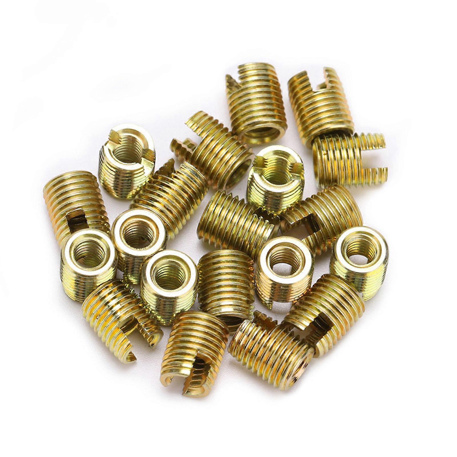 Self Tapping Thread Inserts 20 Pcs Carbon Steel M4 M6.5 Accessories