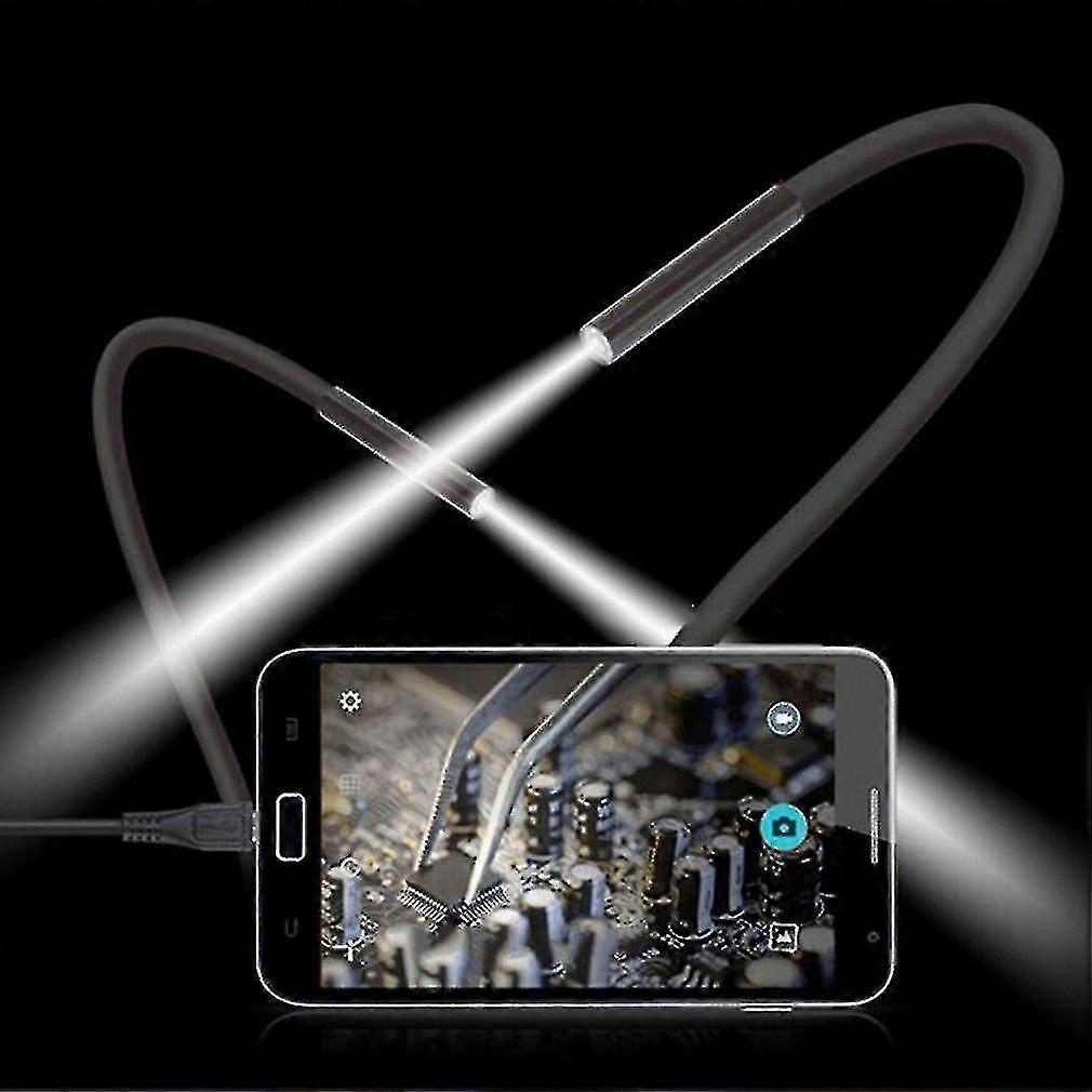 waterproof mobile phone endoscope 15m 6 led usb borescope handheld camera-p50