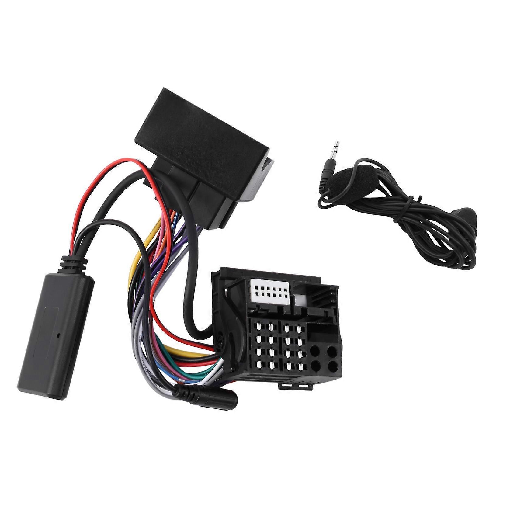 bilradio Bluetooth musikk AUX-kabel håndfri adapter sele kit for E60 E63 E90 E91
