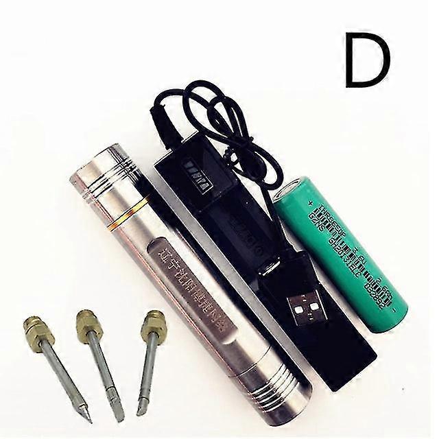 10W 5v bj-01 510 electric soldering iron portable wireless solder stations diy battery heating element repair tools 510 tip mini