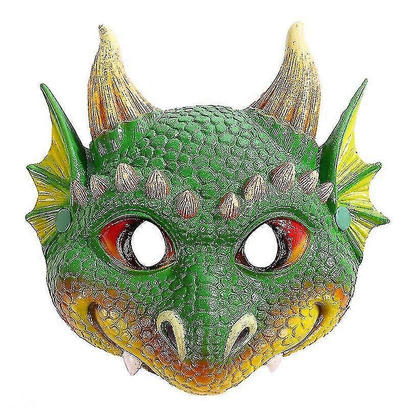 children 3d dragon mask carnival party