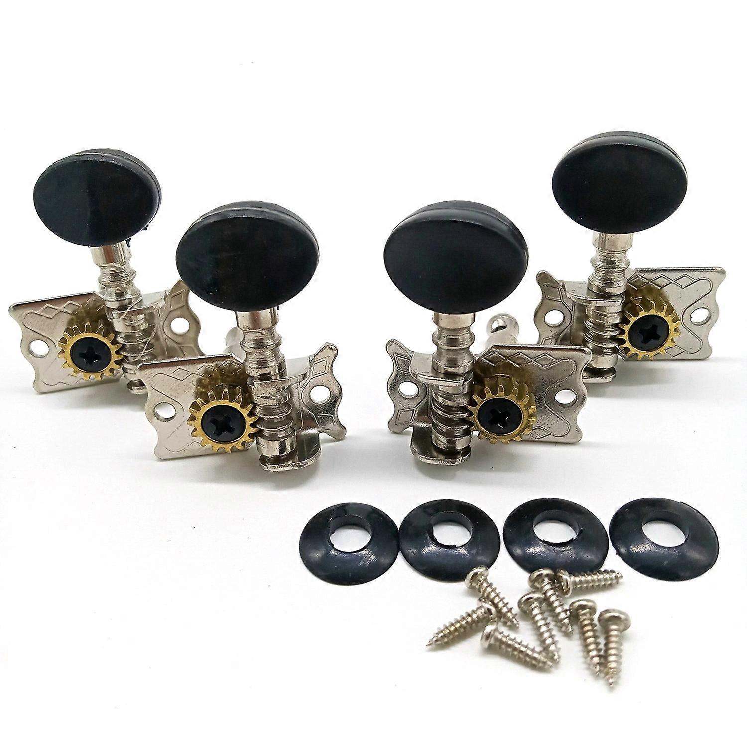 Tuning Pegs Tuners Machine Heads 2R 2L for 4 String Ukulele Guitar Parts Repair Kits Accessory