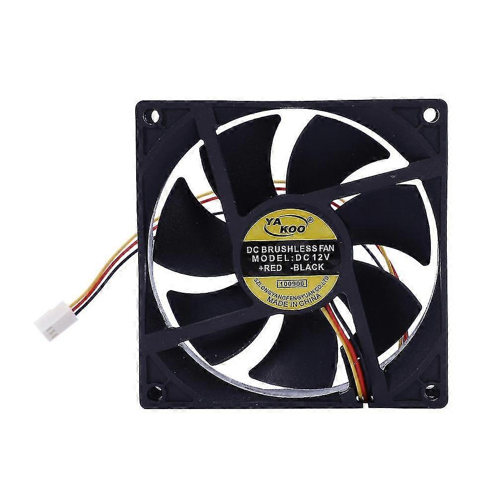 3 Pin 90mm 25mm Cooler Fan Heatsink Cooling Radiator For Computer Pc Cpu 12v