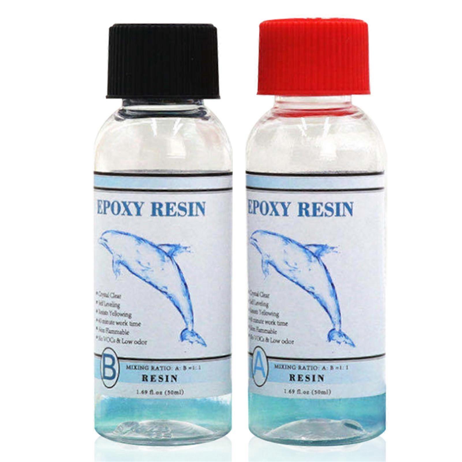 Epoxy Resin Kit Crystal Clear Hardener Kit Easy Mix DIY Supplies Art Casting