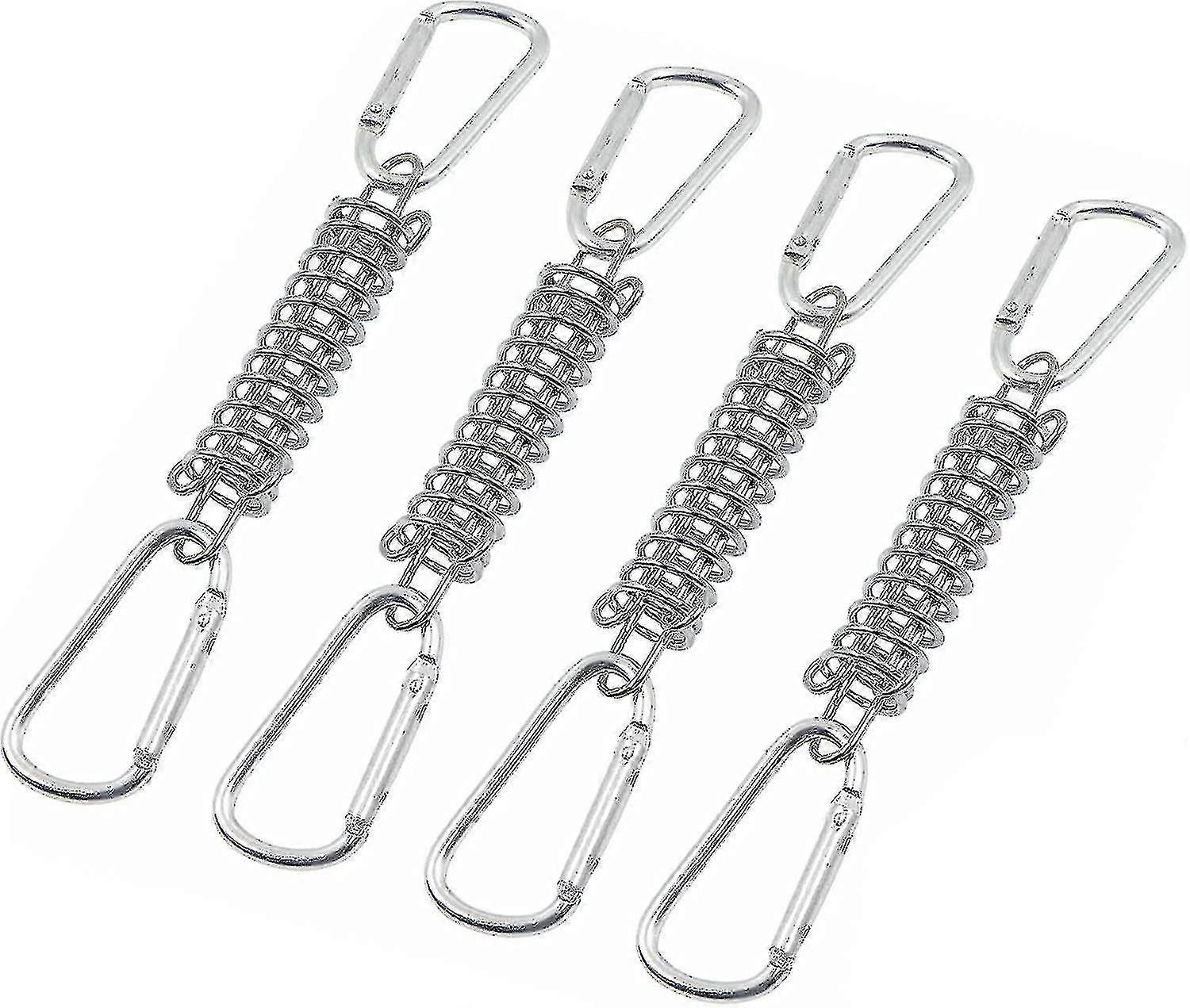 4pcs Awning Attachment Set Tension Spring, Alloy Spring Awning Spring Buckle, Heavy Duty Sun Shade Sail Fixing Kit