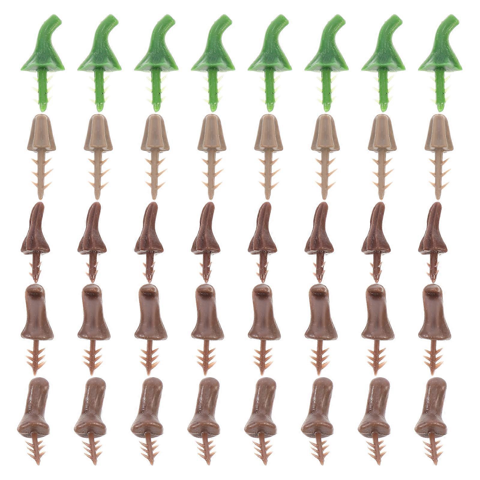 100pcs Pumpkin Stem Pumpkin DIY Handle Harvest Plastic Pumpkin Handle Accessory