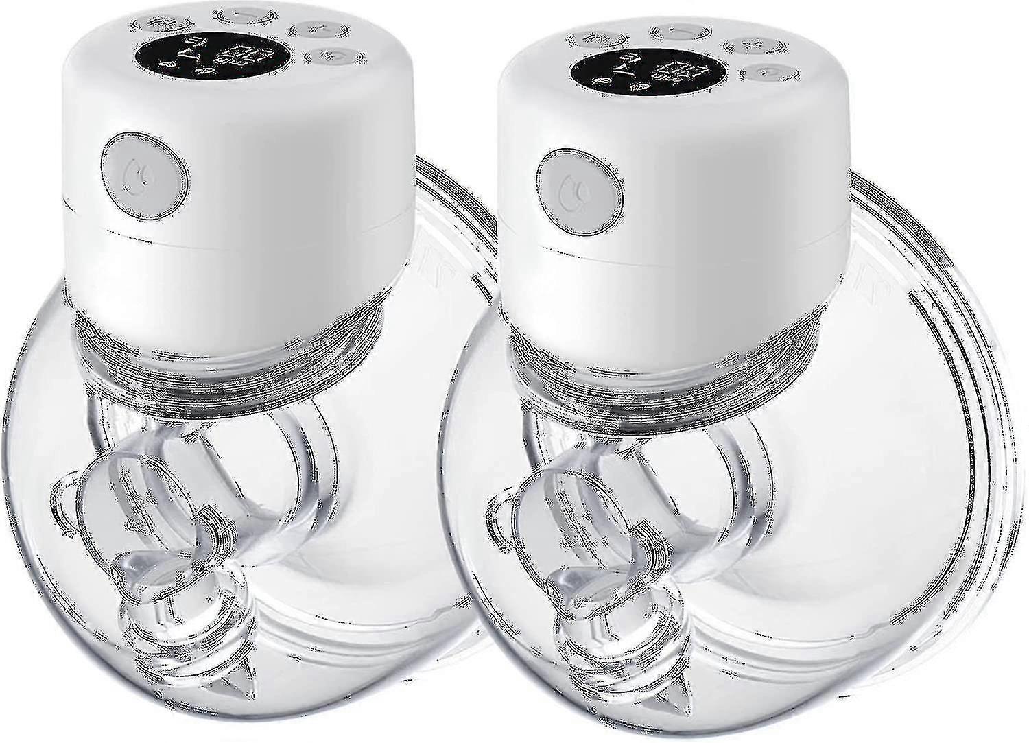 Puettava rintapumppu, lcd-handsfree-pumppu, hiljainen ja kivuton sähköinen imetyspumppu, 24 mm: n laippa