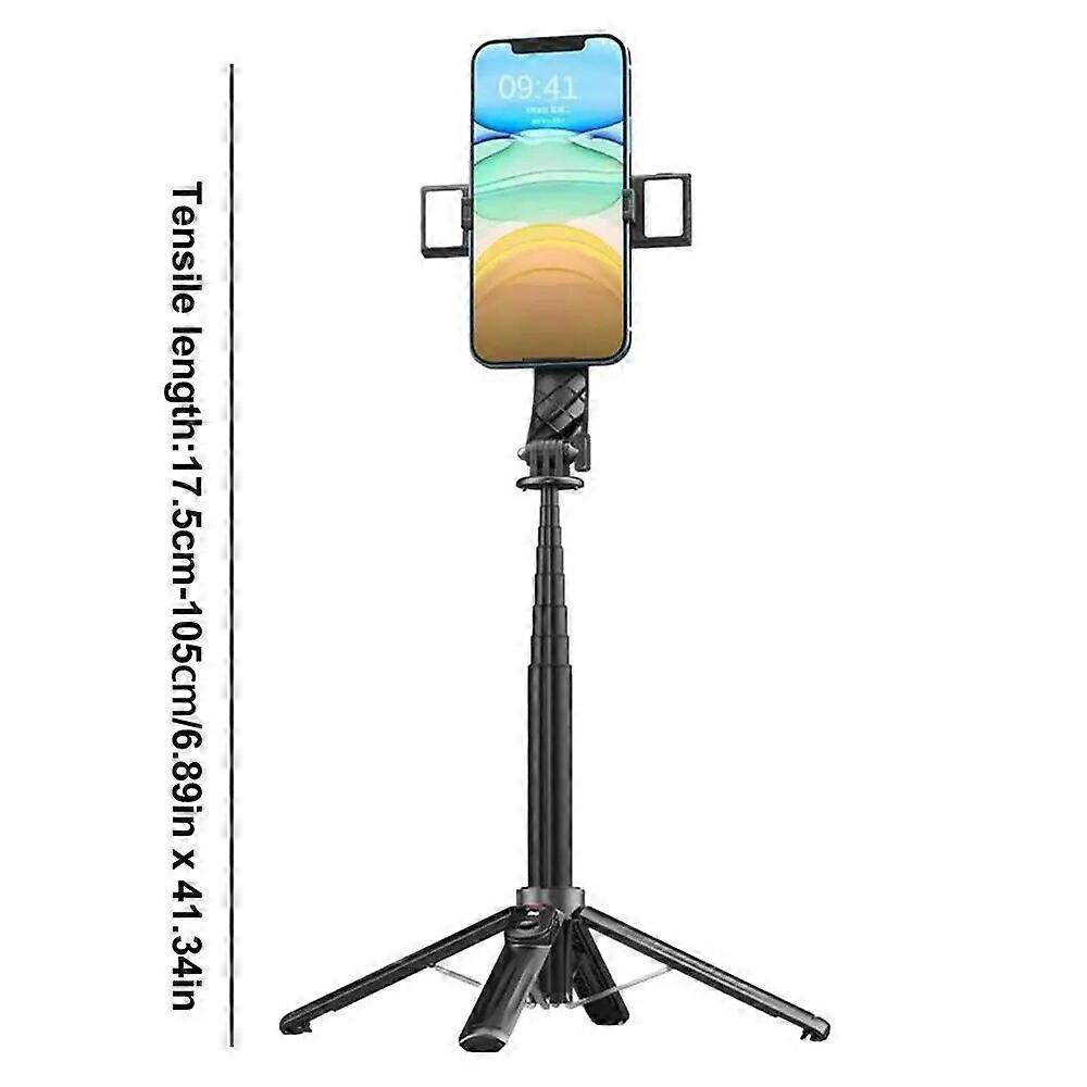 Phone Selfie Stick Tripod Extendable Selfie Stick 360 Rotation Wireless Remote Tripod Stand Rechargeable Remote Cell Phone