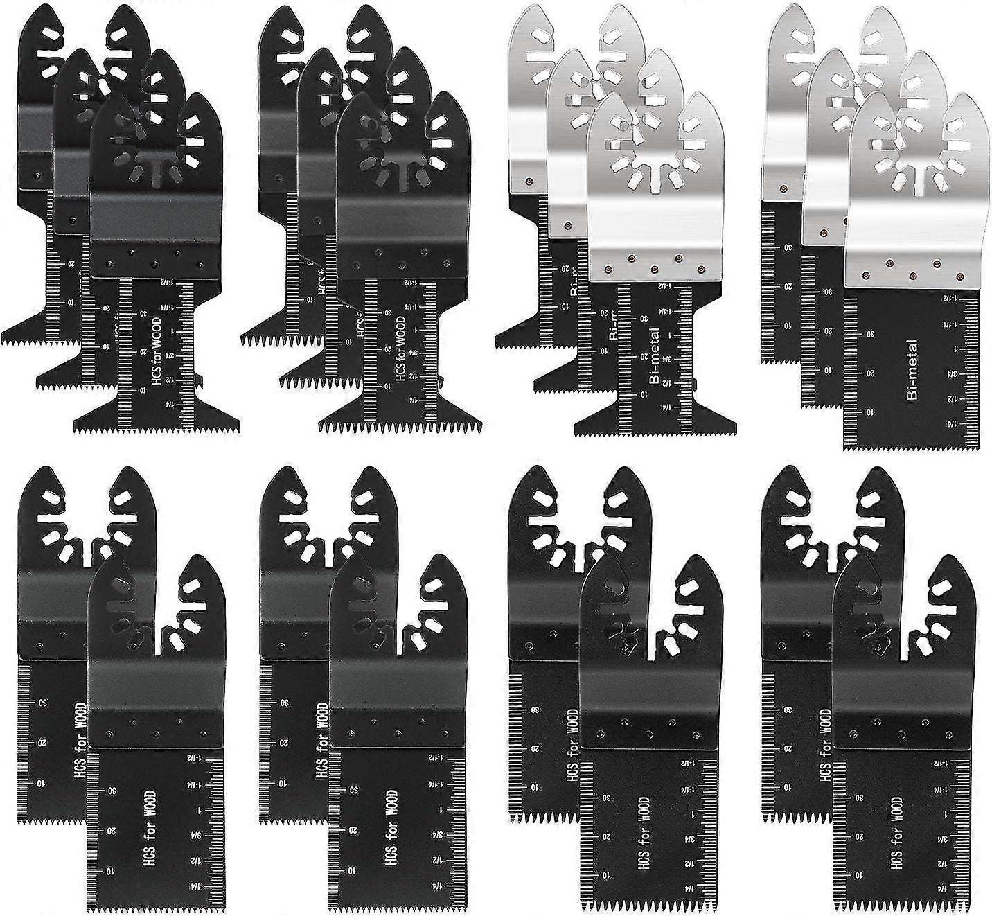 20 Pack Professional Oscillating Saw Blades Universal Quick Release Multi-function Sawmulti-function Trimmer Power Tool Accessories Oscillating Saw Bl