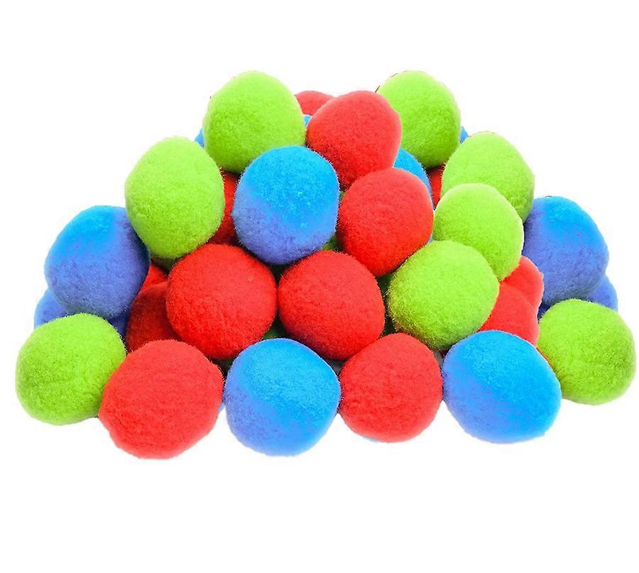 Reusable Water Balls Absorbent Splash Soaker Ball for Water Fight, Soft Cotton Bouncing Bomb Ball for Summer Outdoor Beach Pool Party Favors Games Sup