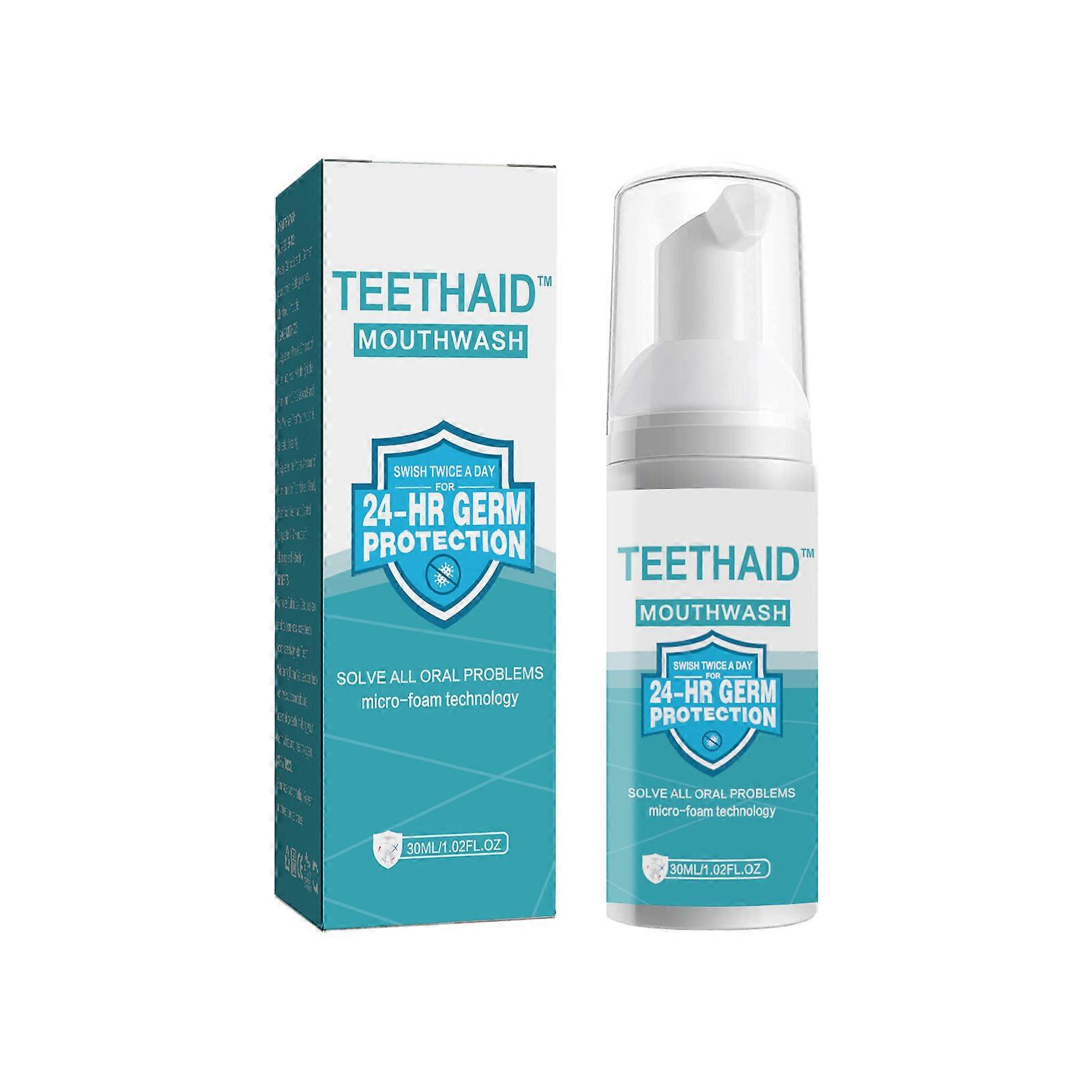 30ml Teethaid Mouthwash Calculus Removal Teeth Whitening Healing Mouth Ulcers Eliminating Bad Breath