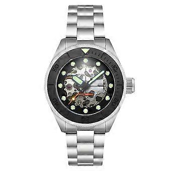SPINNAKER Piccard Skeleton Automatisk Herrklocka - SP-5135-11 Silver Stålarmband
