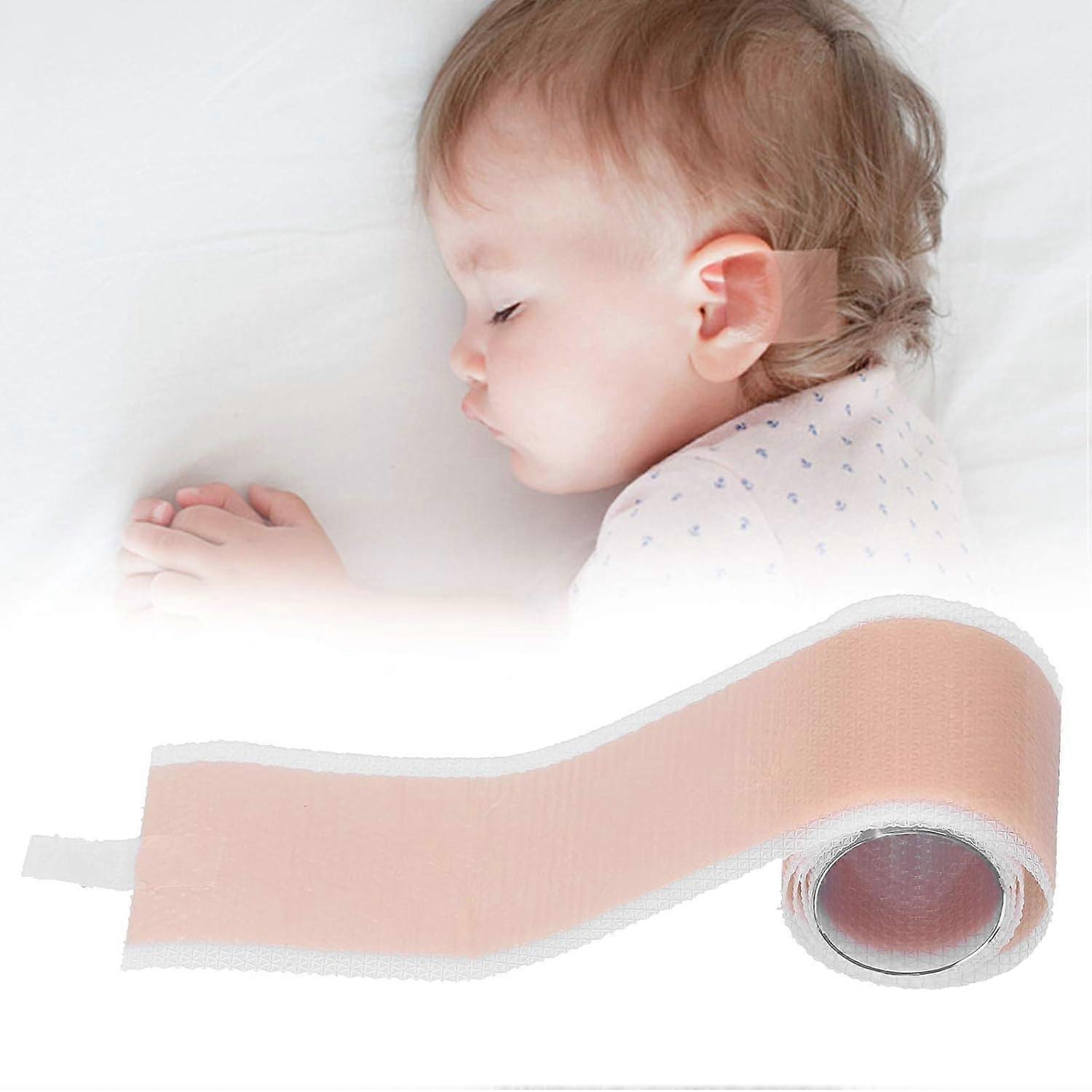 4cmx50cm Baby Auricle Valgus Correction Patch, Correcteurs esthétiques d’oreille pour nouveau-nés, Ruban auriculaire en gel de silicone pour bébé