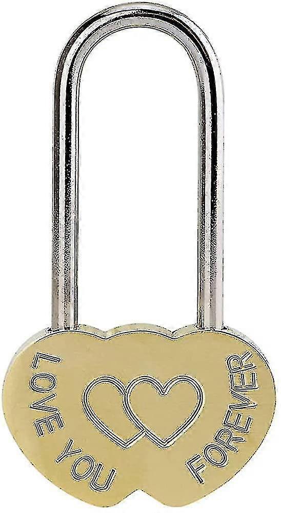 Love Lock Heart Padlock,3.5"heart Wish Lock Without Key Everlasting Love