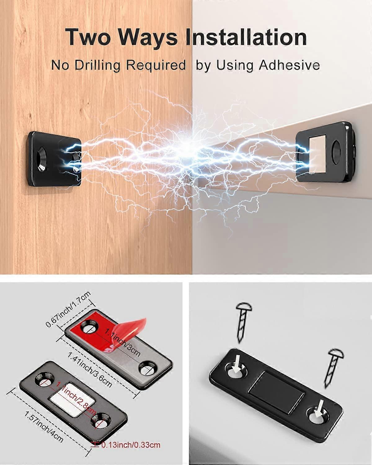 Cabinet Magnetic Catch Jiayi 2 Pack Ultra