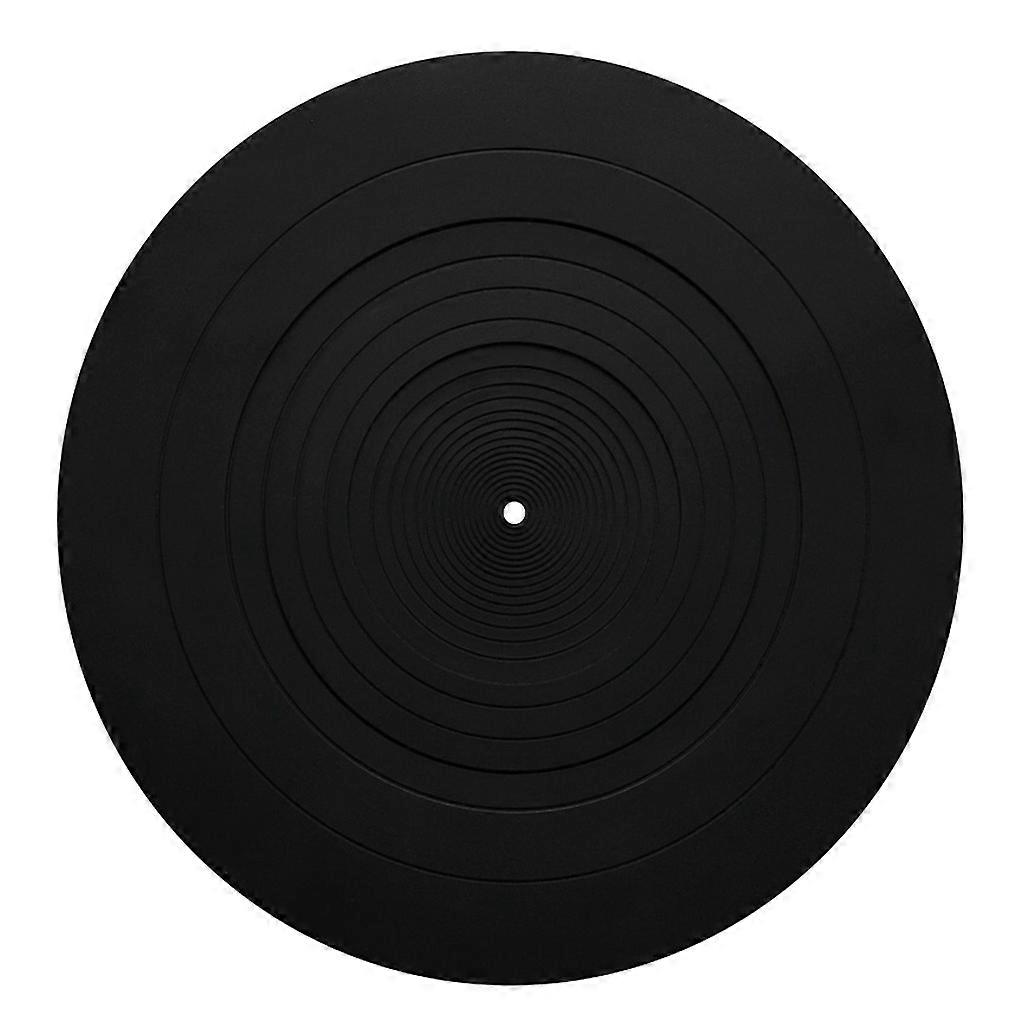 Black Turntable Mat 3mm Thickness for Vinyl for LP Record Player