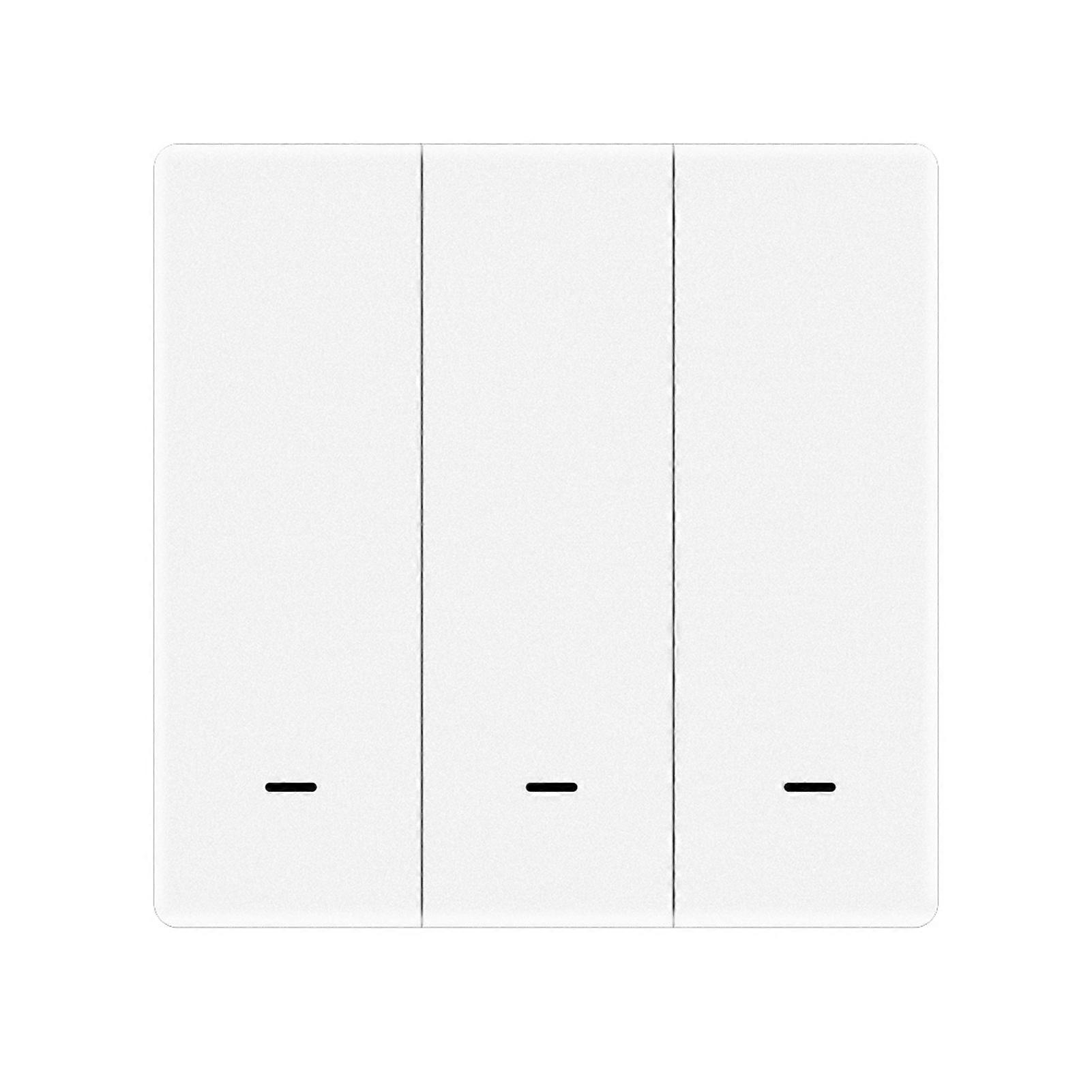 Tuya Zigbee Smart Switch 1/2/3 gang Wireless Wall Push Button Scene Switch Battery Powered Smart Home Smart Life Remote Control