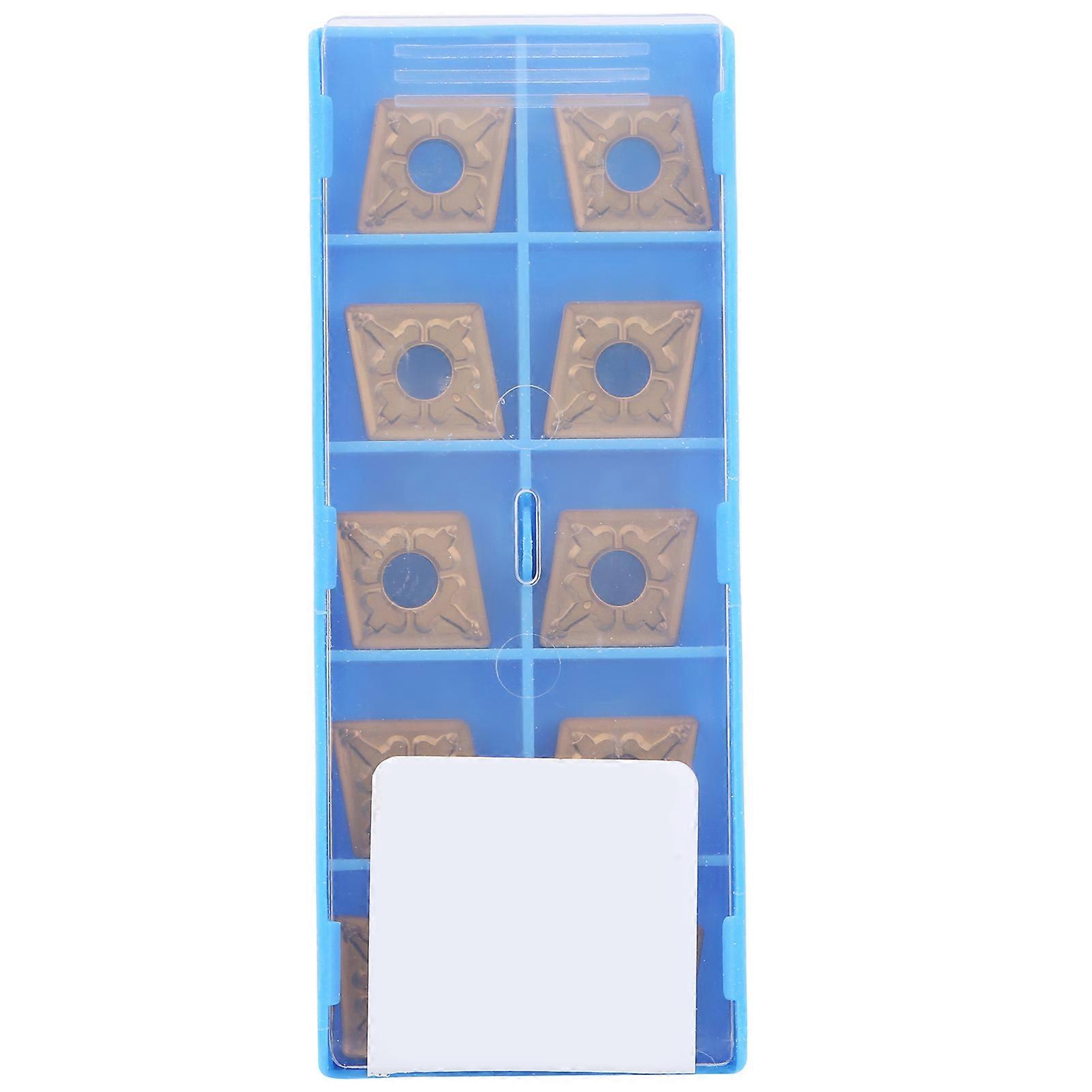 10Pcs CNC Lathe Turning Insert Indexable Solid Carbide Blade Tool CNMG120408?TM LF9018