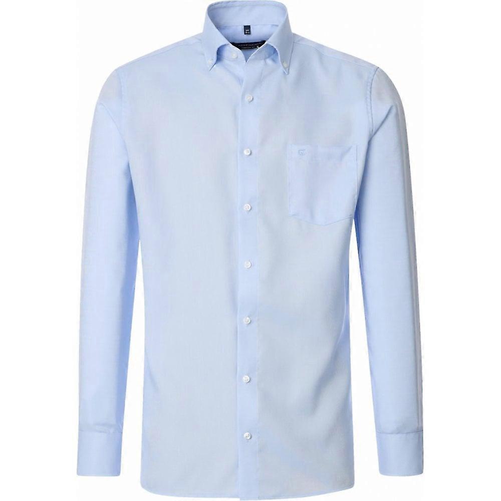 Herren CASA MODA Casa Moda Herren Big Size Oxford Button-Down-Kragen Langarmhemd