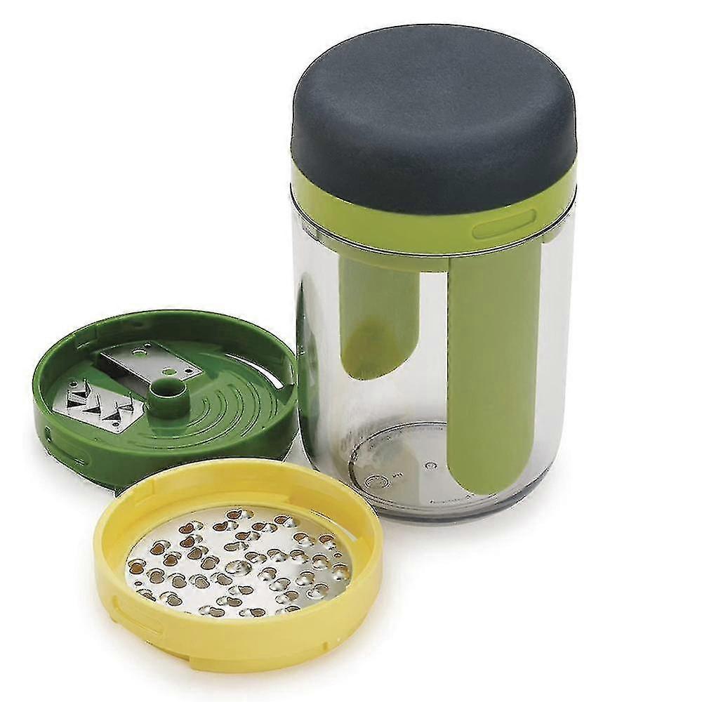 Vegetable Slicer - Adjustable Handheld Zucchini Noodle Maker With Containerone Size