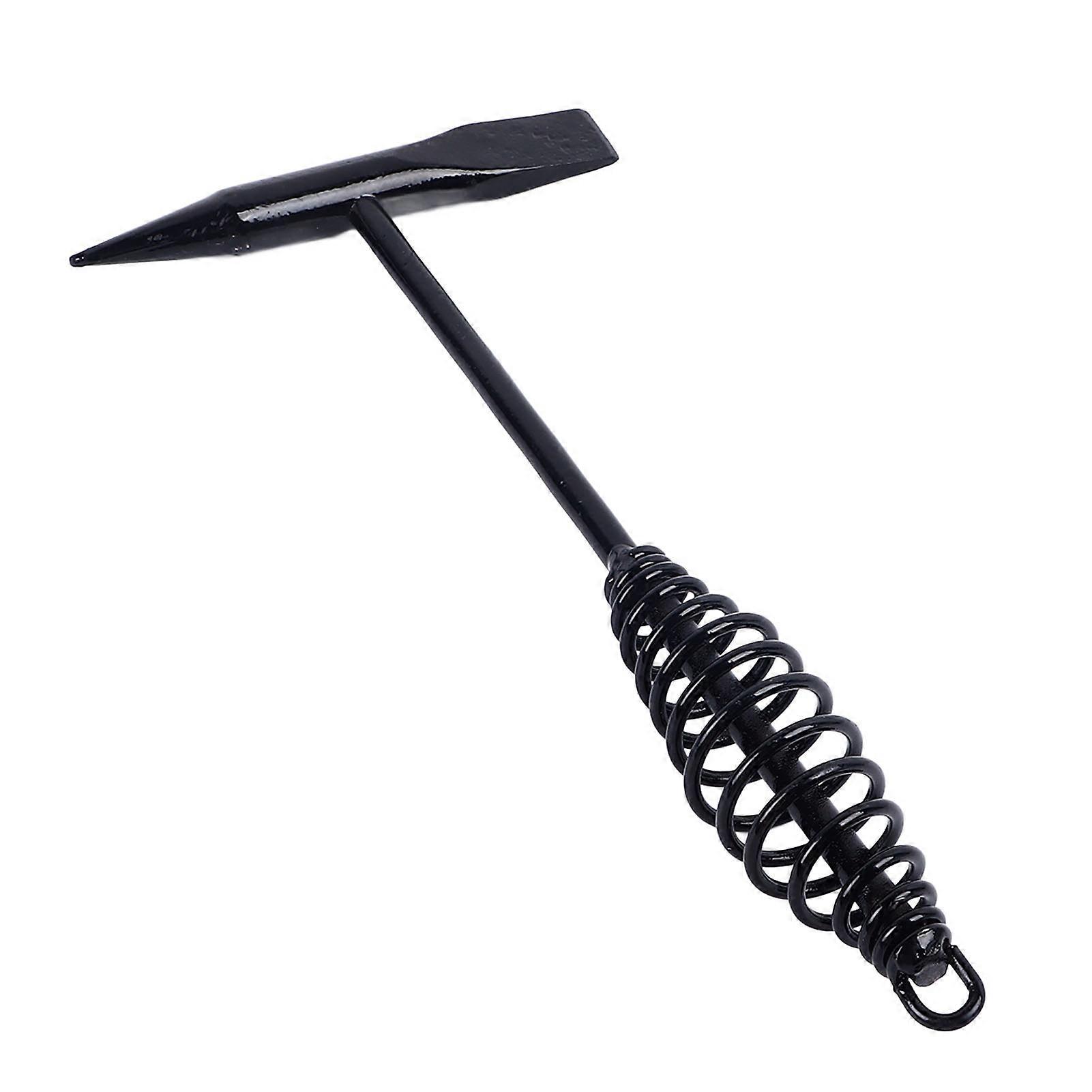 Welding Chipping Hammer Shock Reduction Steel Slag Removal Hammer Tool with Coil Spring Handle
