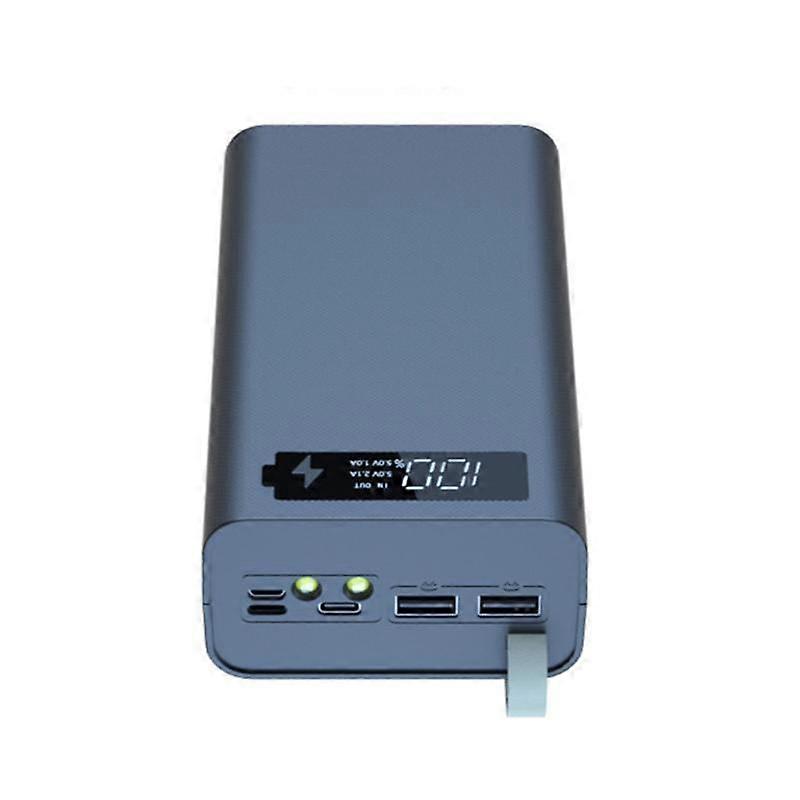 12X18650 Charging Battery Case Welding Free Battery Storage Box DIY Power Bank Case T12 with Light