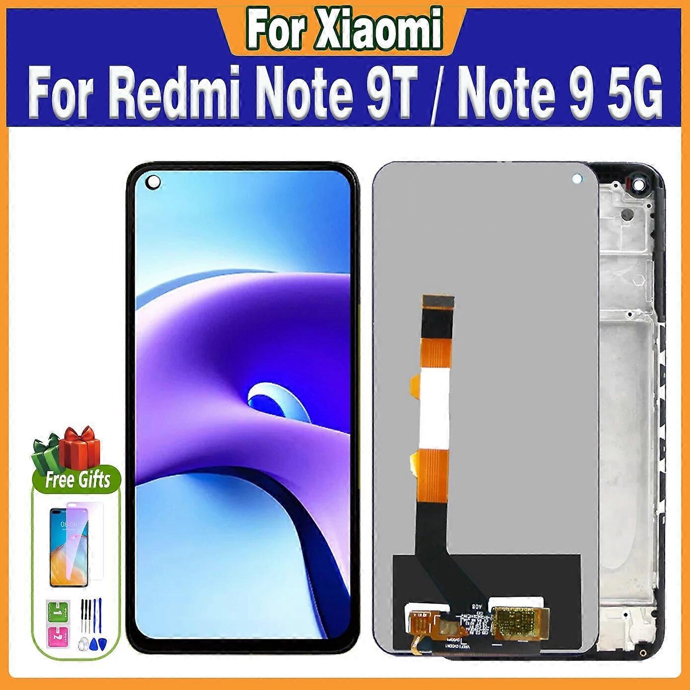 LCD For Xiaomi Redmi Note 9T M2007J22G LCD Display Screen Touch For Redmi Note 9 5G Digitizer Replacement Parts Tested
