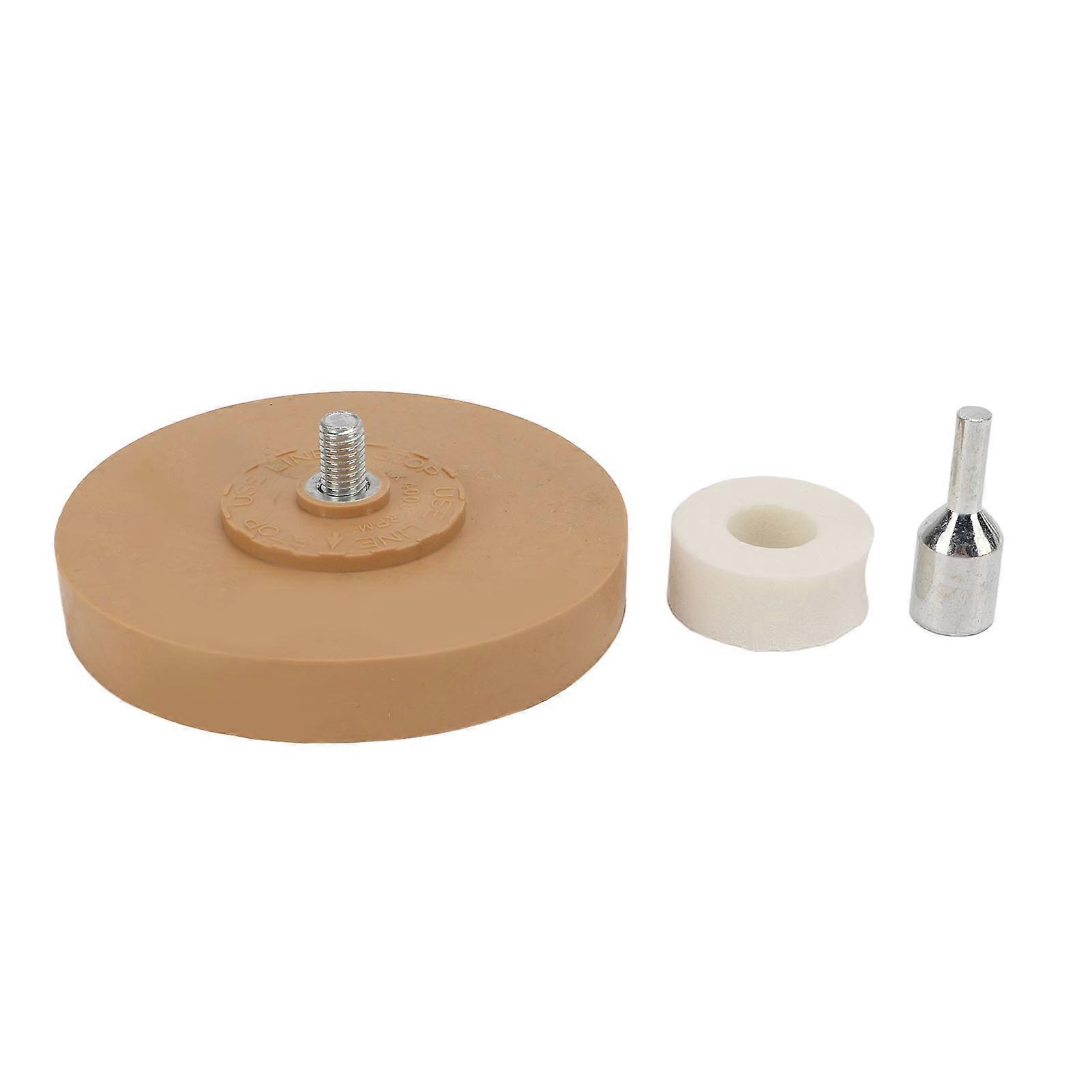 橡皮擦轮橡胶汽车漆空气气动移除工具套装套装，适用于胶水贴纸贴纸