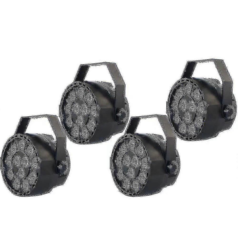 4x Led Par64 scenelys Rgbw Dmx512 scenebelysning