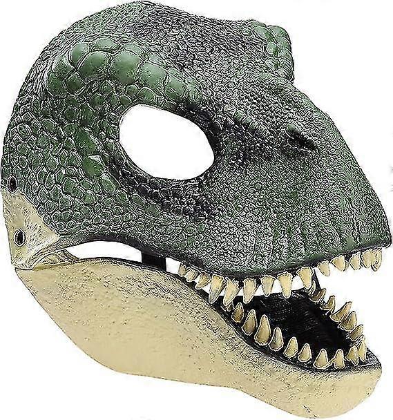 Dinosaur Mask Moving Jaw, Halloween Mask Latex Tyrannosaurus Rex Mask, Dinosaur Head Cosplay Mask Party Masquerade