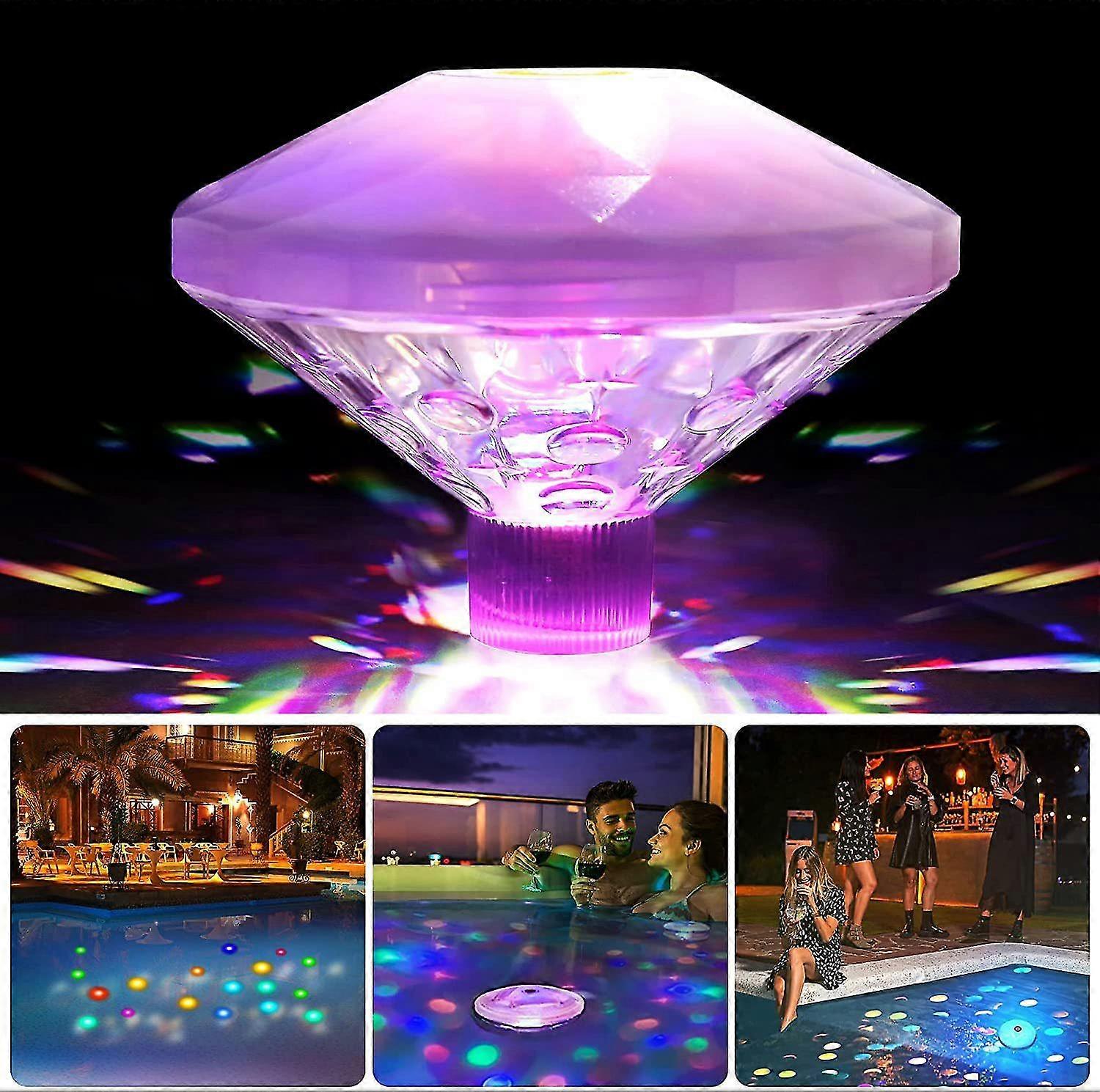 Colorful Pool Lights - Dazzling Projection Lights for Water Floating (1pc)