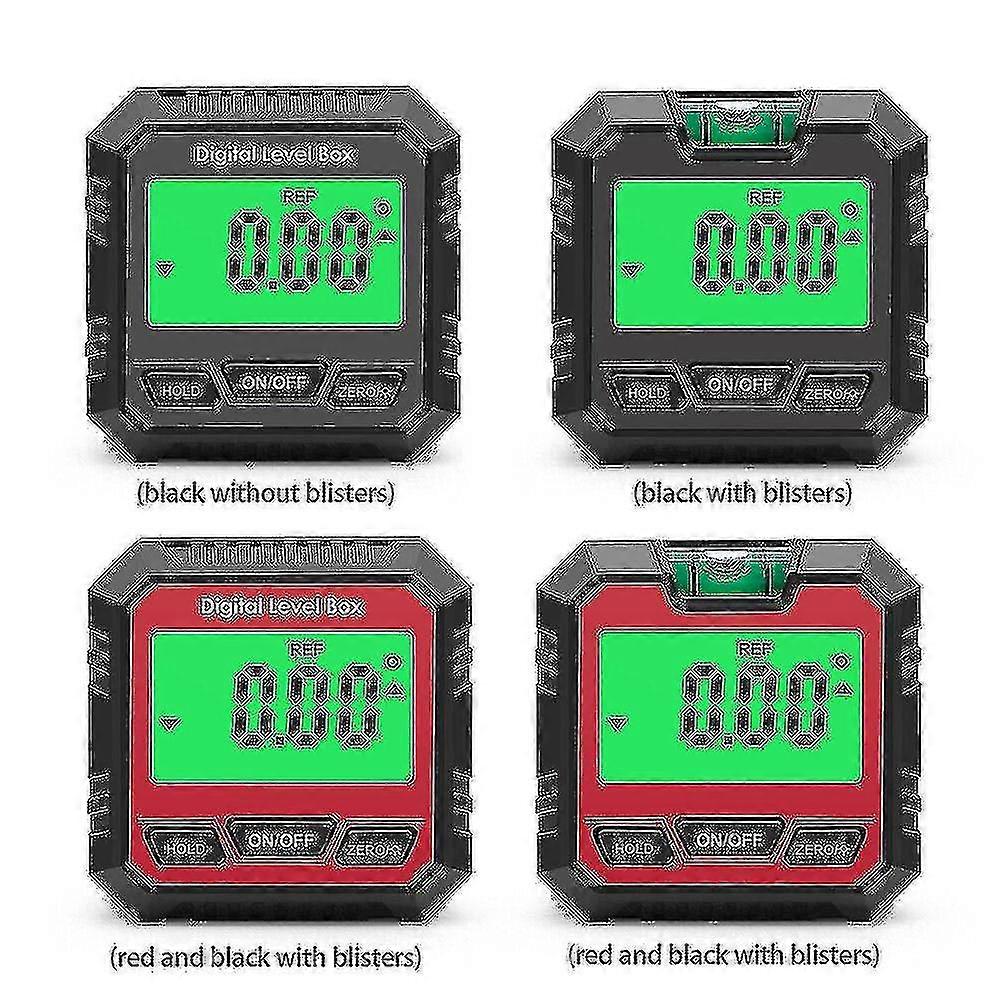 4*90 Digital Level Protractor Inclinometer Magnetic Base Digital Angle Gauge With Backlight Level Tester Measuring Tool