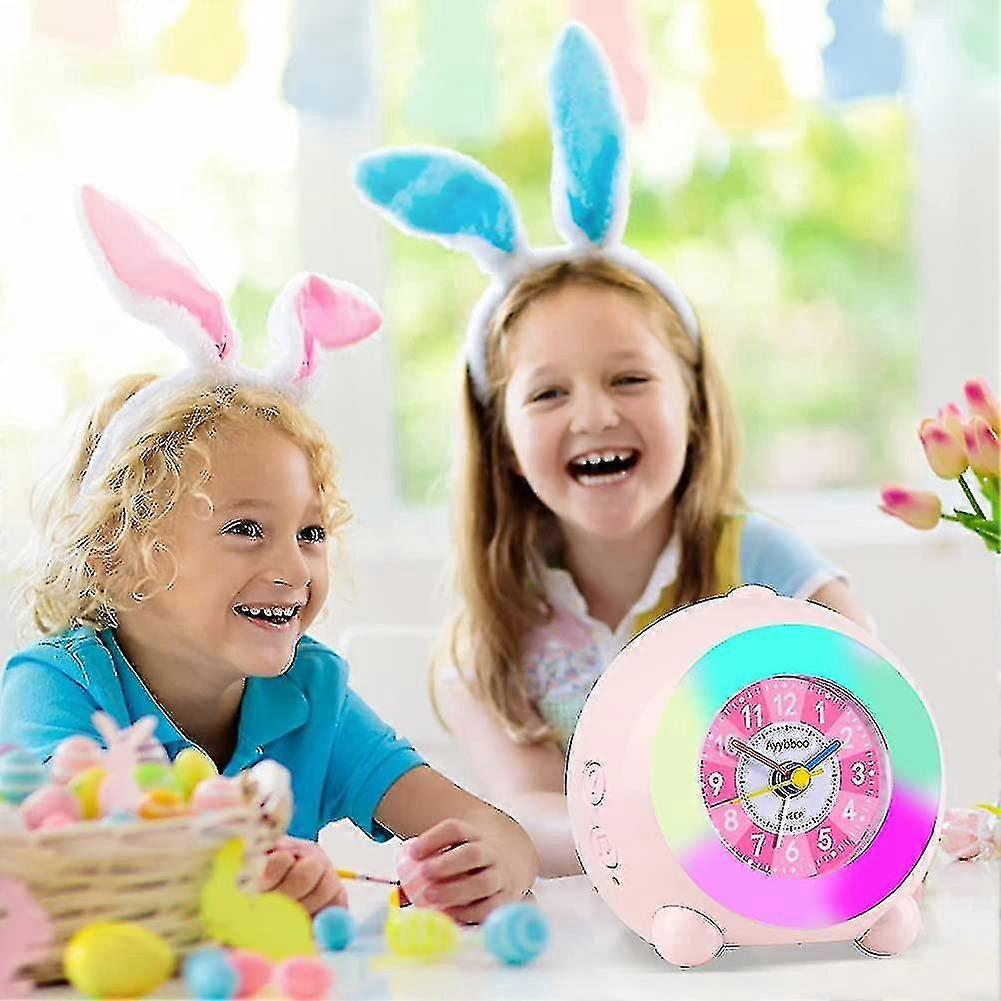 Analog Children's Alarm Clock, Analog Alarm Clock Without Ticking Led Color