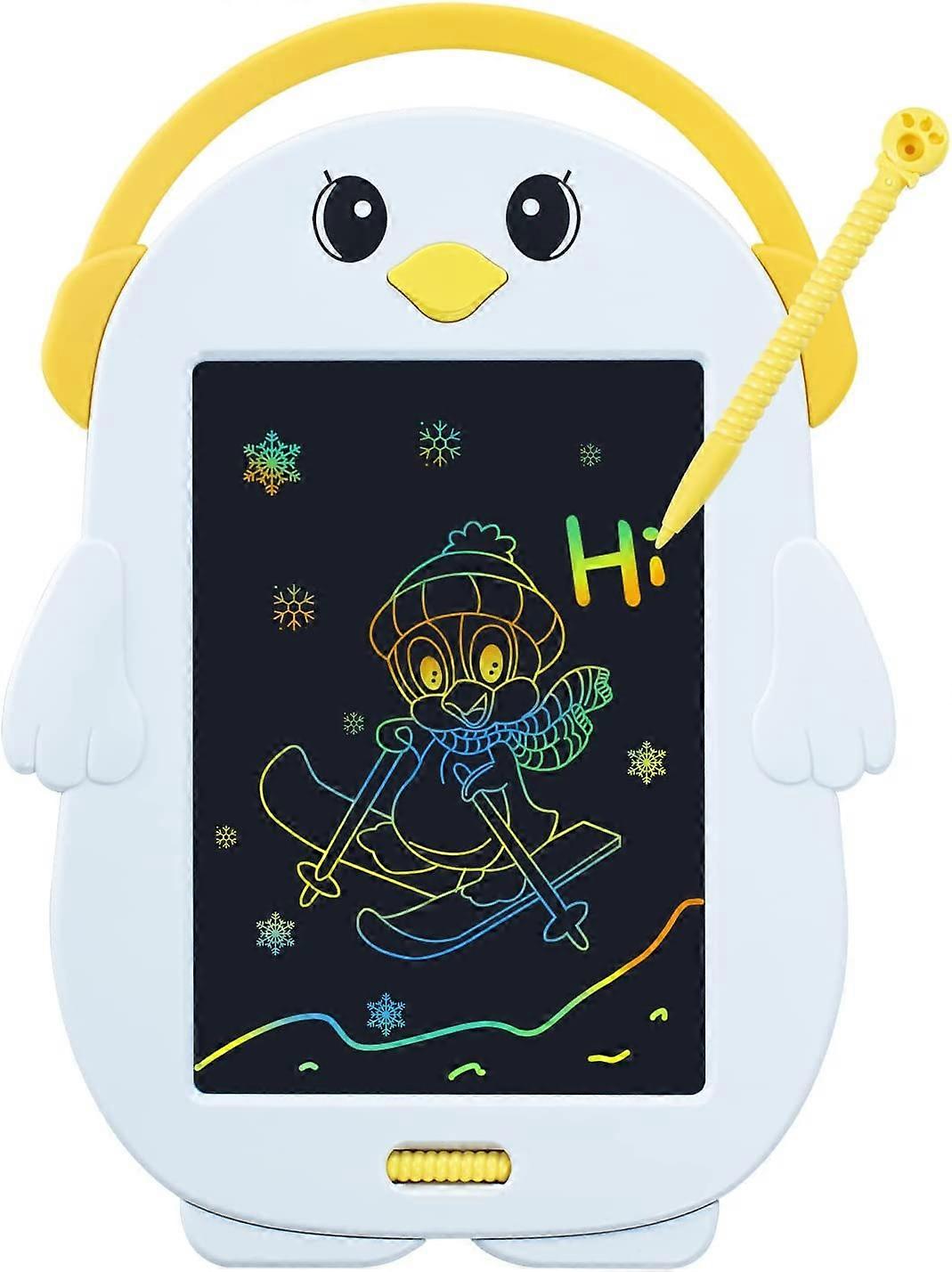 Children's LCD Writing TabletThe Penguin, Doodle Board Learning Toys, 21.4*30.5*1.2cm Colorful Erasable Drawing Tablet, Educational Toys for 2-6 Year