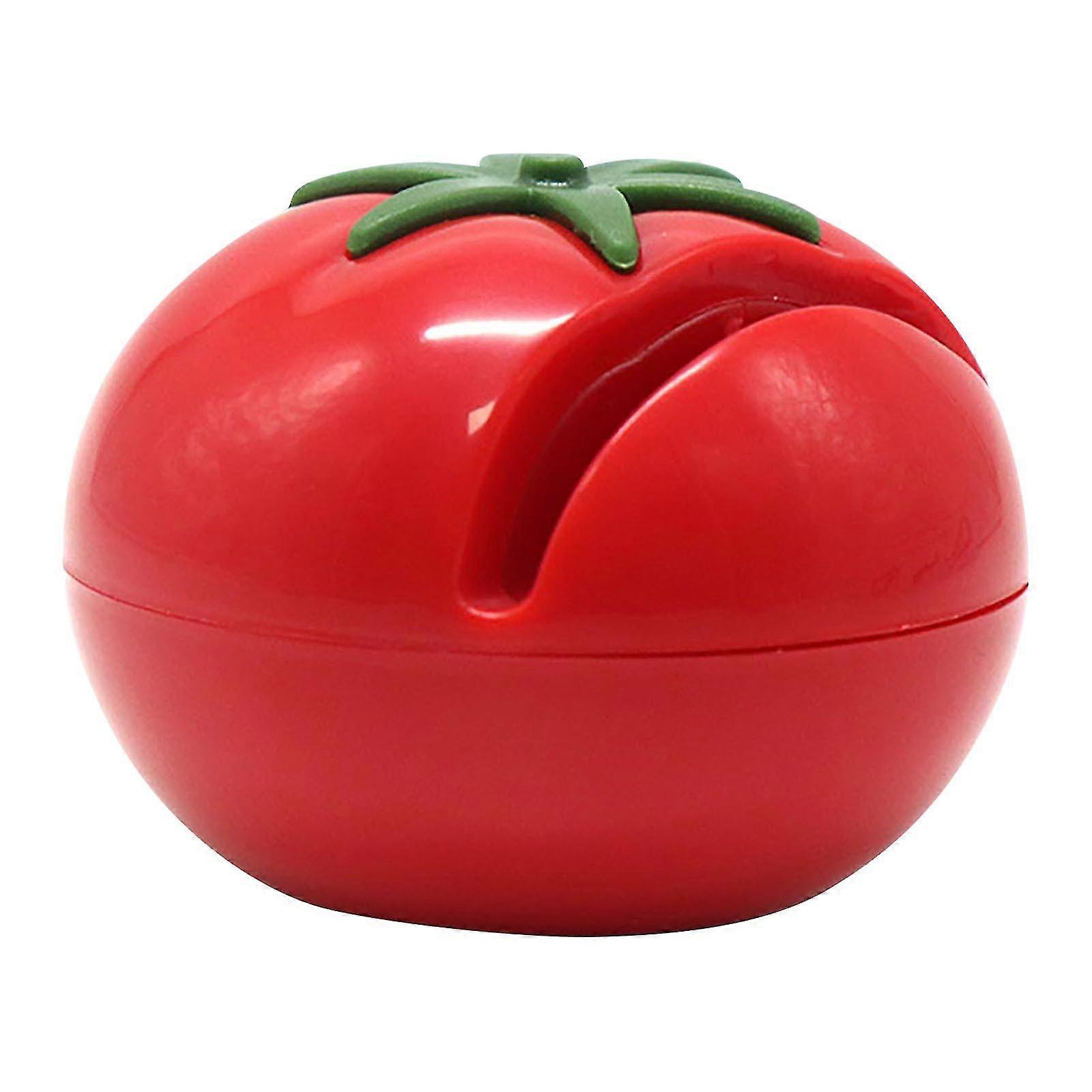 Grindable Knife Sharpener For Kitchen Portable Household Knife Sharpener Cute Tomato Shaped Mini Knife Sharpener