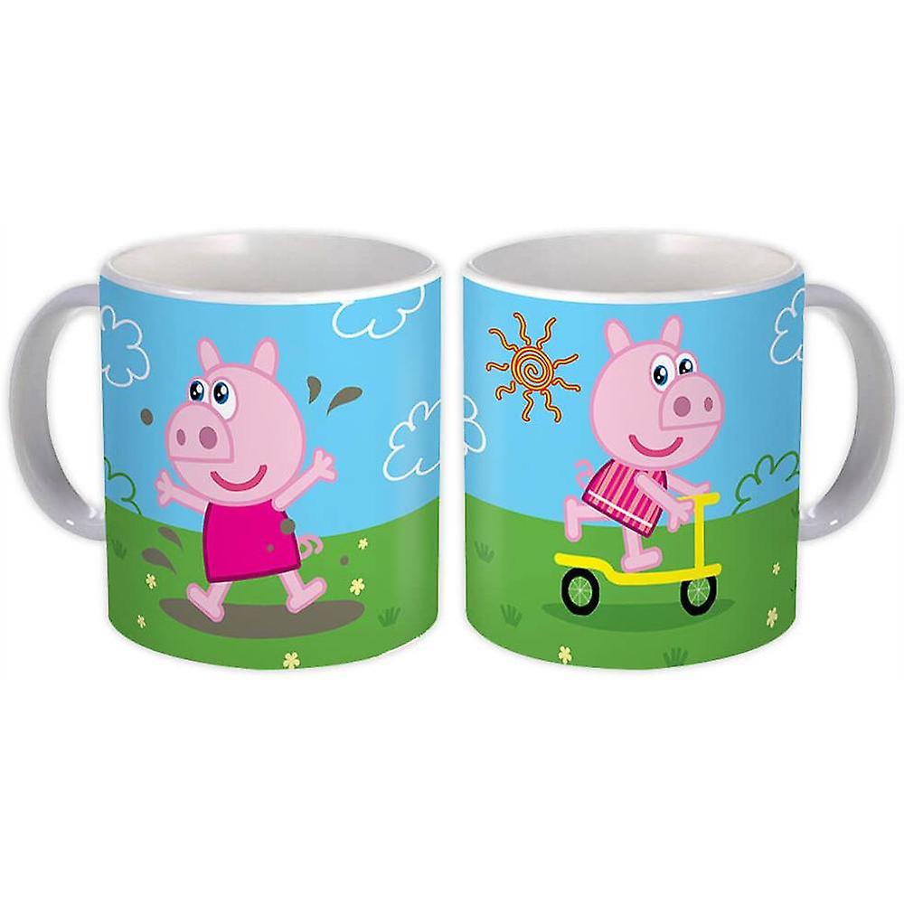 Gift Mug: Pigs Playing for