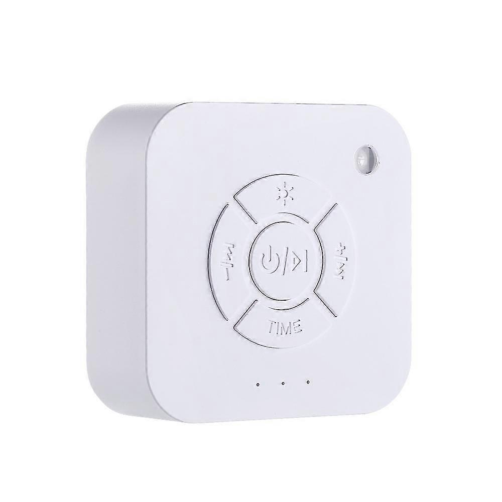 White Noise Machine USB Rechargeable Timed Shutdown Sleep Sound Machine For Sleeping & Relaxation