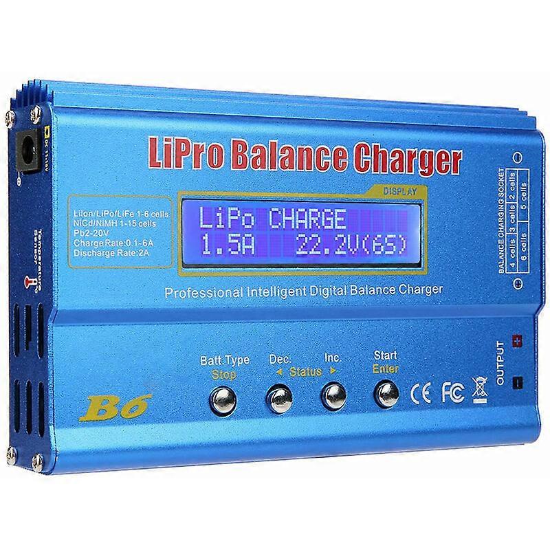 Gloednieuwe iMAX B6 digitale LCD-display RC Lipo NiMh batterijbalanslader