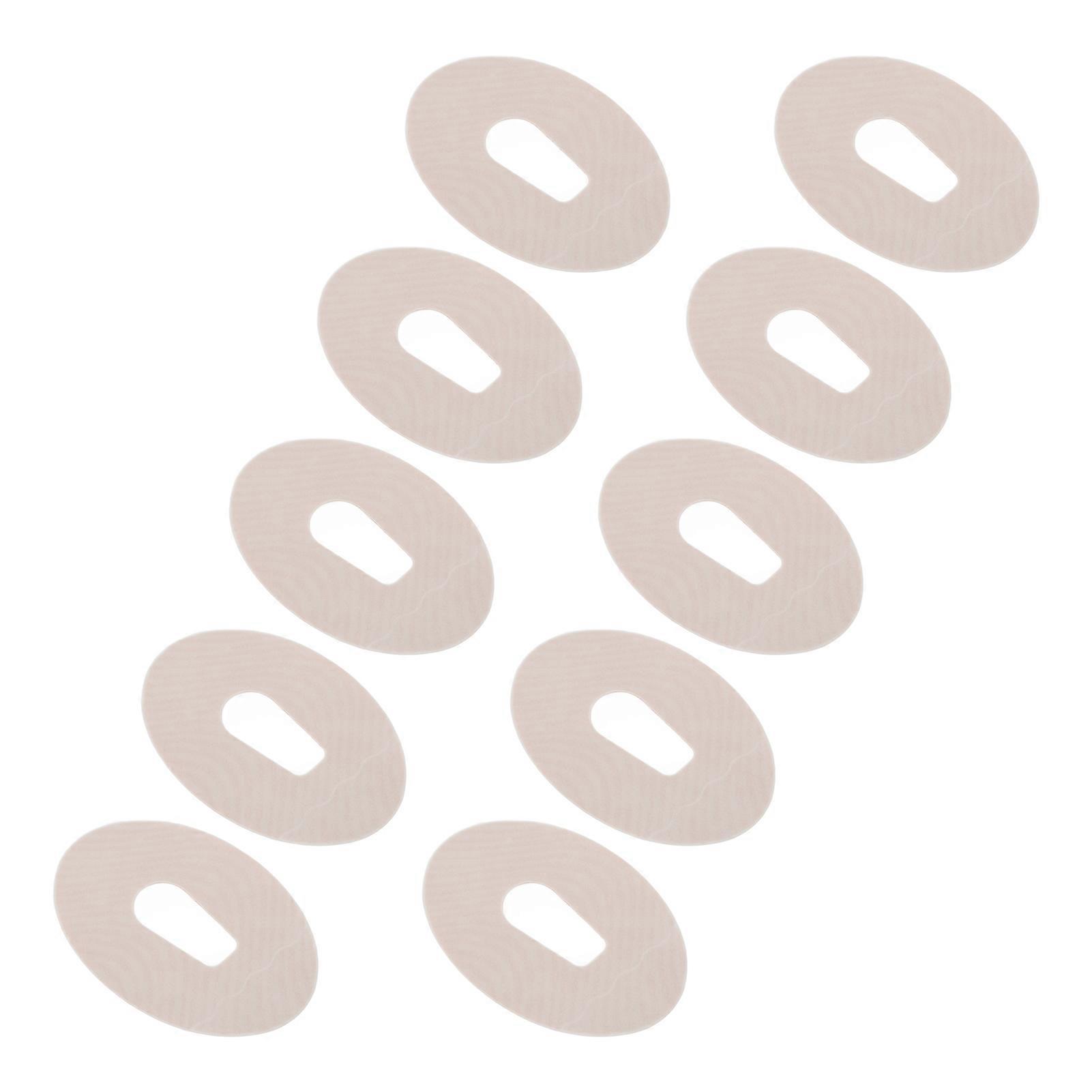 Continuous Glucose Monitor Sensor Covers 10PCS Waterproof Comfortable Black Skin Color Patches