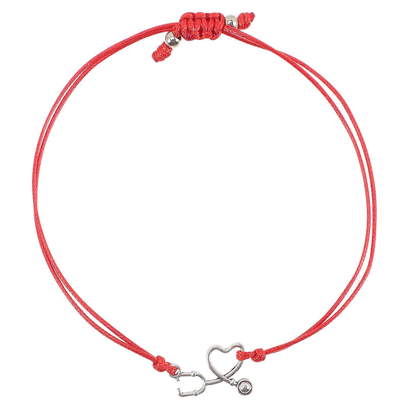 سماعة الطبيب سوار قابل للتعديل المعصم ديكور الممرضات المعصم سلسلة المعصم والمجوهرات