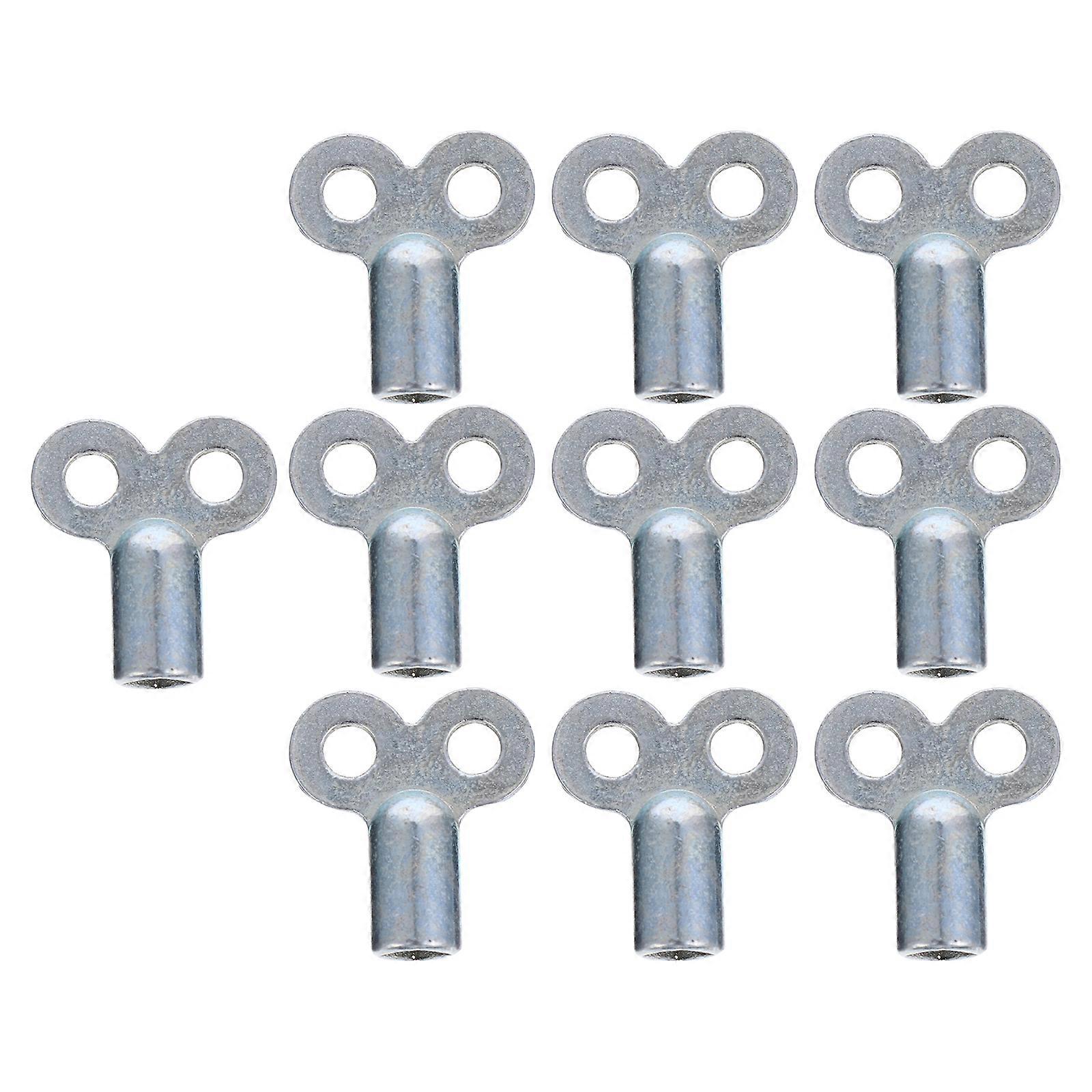 10 Pcs Square Socket Radiator Keys Plumbing Bleeding Key Air Plumbing Tool